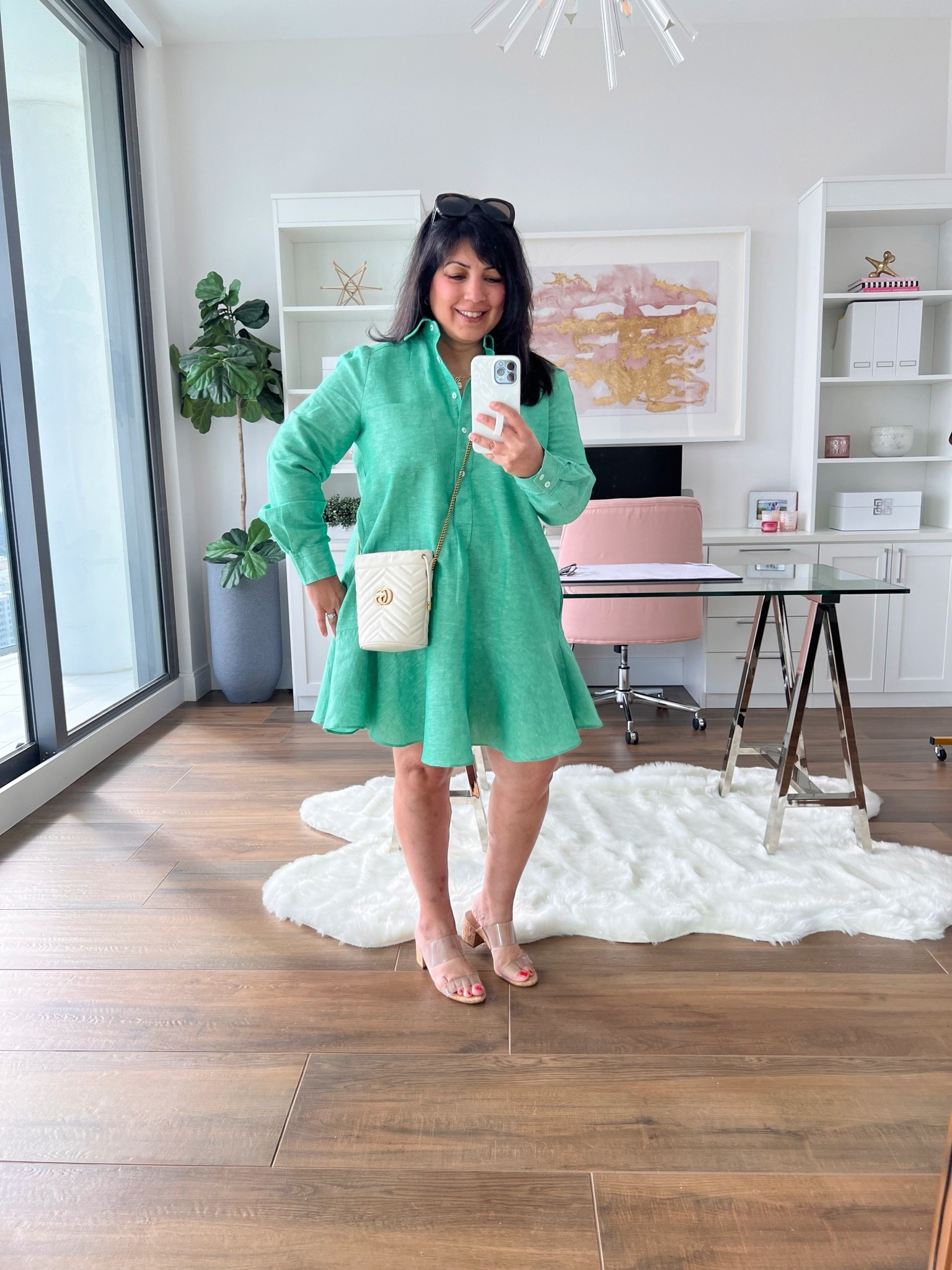 Tuckernuck Sale! Up to 20% off with code FAMILY. Spend over $250, get 15% off. Spend over $500, get 20% off!

Fall outfits women over 50! This fun green shirt dress is back again this season and it’s fully stocked in all sizes! Love the flowy style that’s loose and comfortable and the quality of the material is so good! A classic style that can be worn for years to come! It’s the perfect fall dress for a work outfit, date night, dinner out or any other fall occasion. Can be dressed up with heels or dressed down with sneakers. 

Tuckernuck dress size large. Schutz sandals. Gucci bucket bag. Kendra Scott necklace.

Fall dresses, date night outfits, casual wedding guest dress summer, casual fall wedding guest dresses, business casual workwear, green dress

@Tuckernuck

#LTKSaleAlert #LTKOver40 #LTKMidsize
