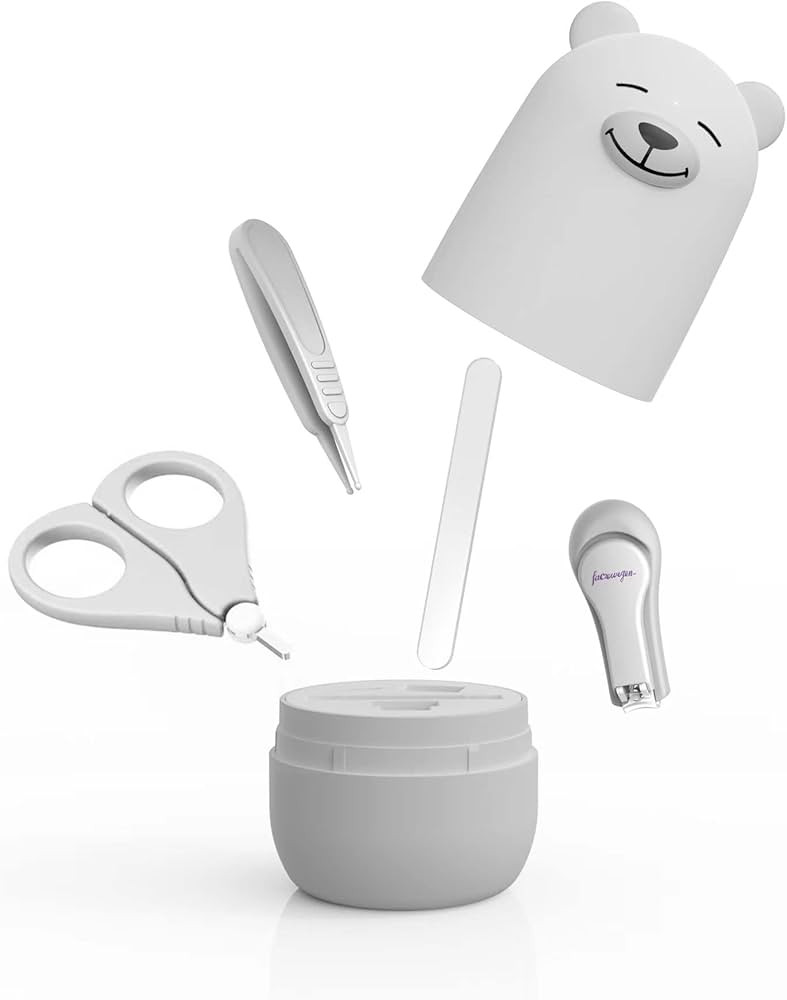 Baby Nail Clippers Set, Baby Nail Kit with Cute Case, Infant Manicure and Pedicure Health Groomin... | Amazon (US)