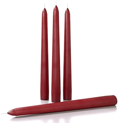 CANDWAX 8 inch Taper Candles Set of 4 - Dinner Candles Dripless - Tall Candles Long Burning Perfe... | Amazon (US)