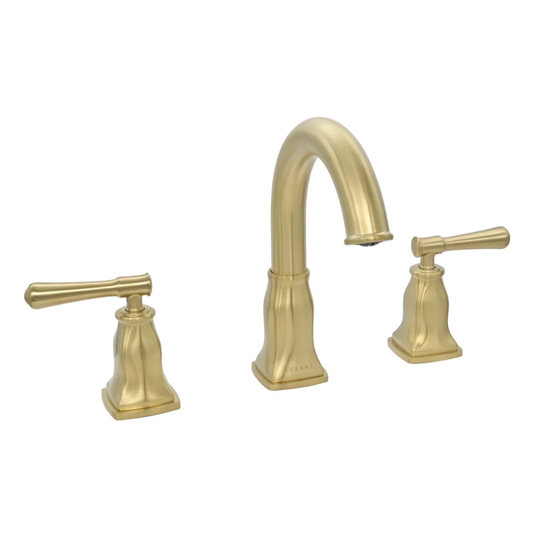 Lulani Aurora Widespread Bathroom Faucet with Drain Assembly BA-500-02CG | Wayfair North America