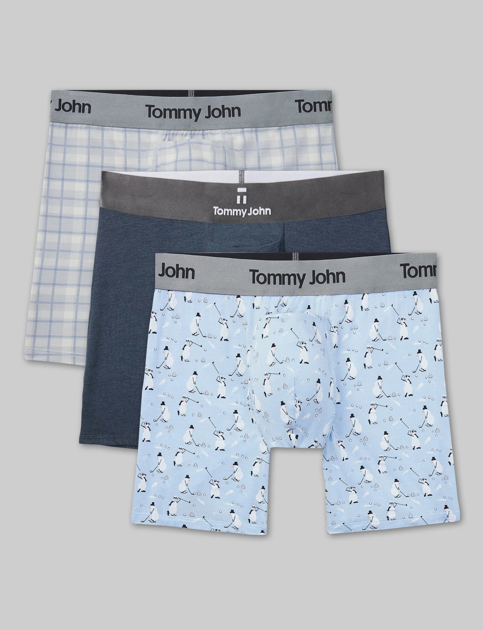 Second Skin Mid-Length Boxer Brief 6" (3-Pack) | Tommy John