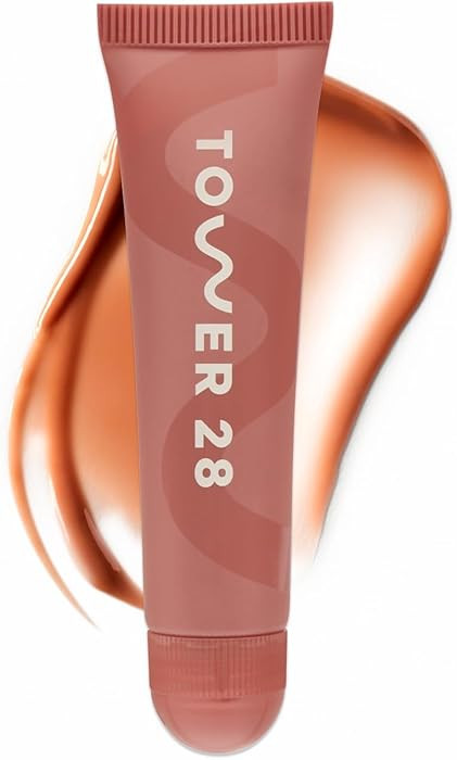 Tower 28 LipSoftie Hydrating Tinted Lip Treatment Balm, Moisturizing Lip Mask for Chapped Lips - ... | Amazon (US)