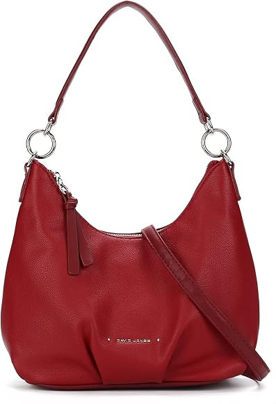 David Jones - Women's Shoulder Bag - Ladies Faux Leather Hobo Bag - Crossbody Bag Messenger Bag S... | Amazon (UK)