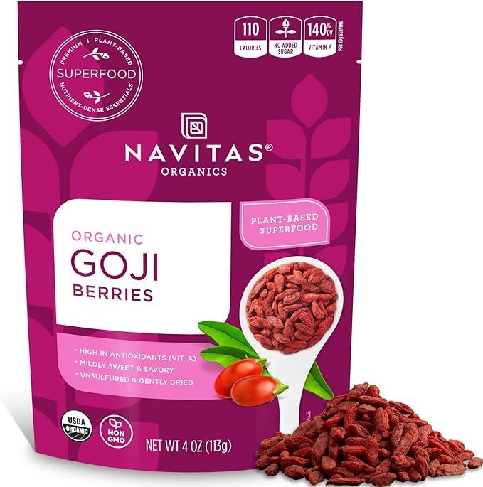 Navitas Naturals Goji Power Dried Berries (4 oz) | Amazon (CA)