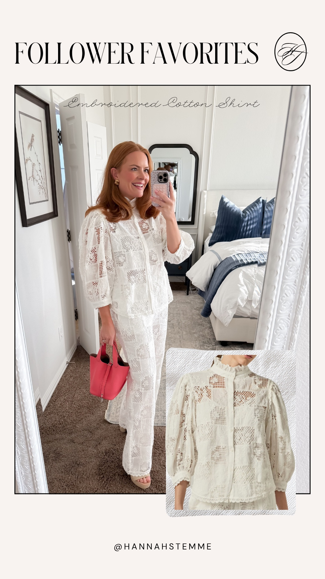 One of your top mom favorites + workwear picks from last week 🤍
This embroidered cotton set is lightweight, breathable, and instantly makes you feel put together (even on the busiest mornings).

Perfect for easy work outfits or elevated mom outfits—just add a flat or sandal and go.

✨ Linked in my LTK — don’t wait, this one is already going fast!

#LTKWorkwear #LTKootd #LTKmomlife
