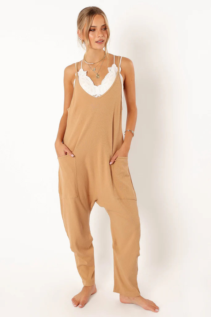 Kenny Jumpsuit - Tan | Petal & Pup (US)