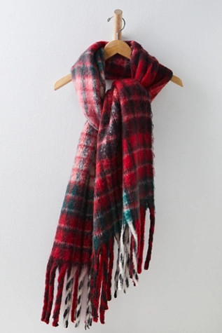 Falling For You Brushed Plaid Scarf | Free People (Global - UK&FR Excluded)