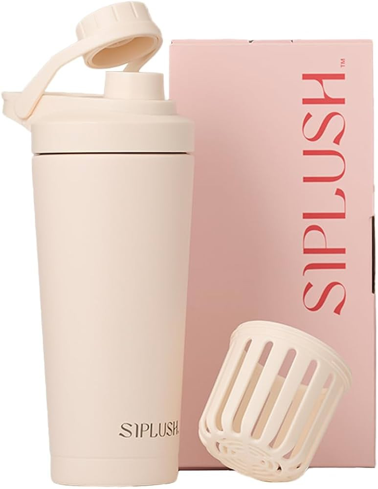 Paradise Shaker Bottle, 24 oz, Insulated Stainless Steel Protein Shaker, Smoothie and Pre Workout... | Amazon (US)