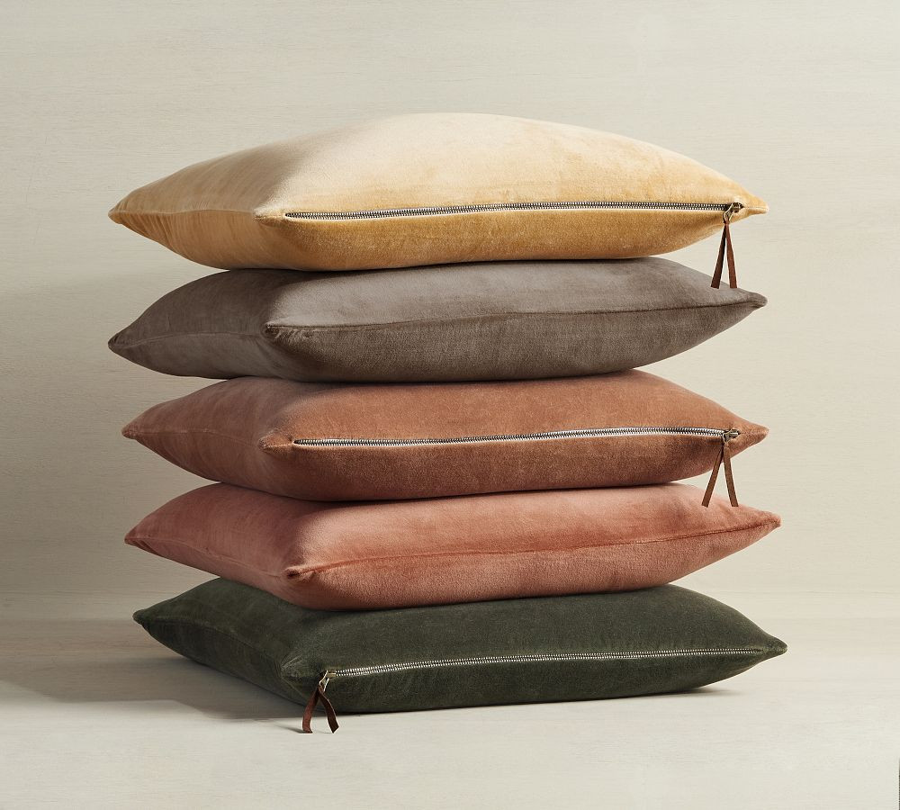 Everywhere Velvet Throw Pillow | Pottery Barn (US)