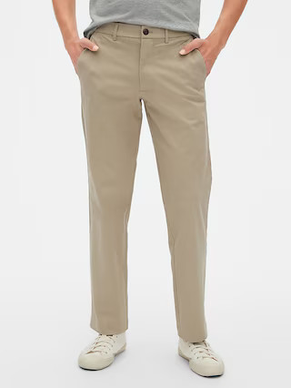 Modern Khakis in Relaxed Fit with GapFlex | Gap (CA)
