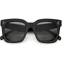 zeroUV - Oversized Fashion Retro Square Sunglasses for Women Vintage Style 50mm | Amazon (US)