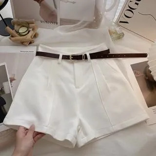 DIYI - Plain High-Waist A-Line Shorts | YesStyle | YesStyle Global