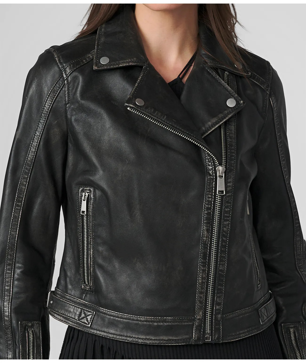 Jessica Moto Jacket | Wilsons Leather