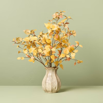 24" Golden Dogwood Artificial Fall Arrangement - Hearth & Hand™ with Magnolia | Target
