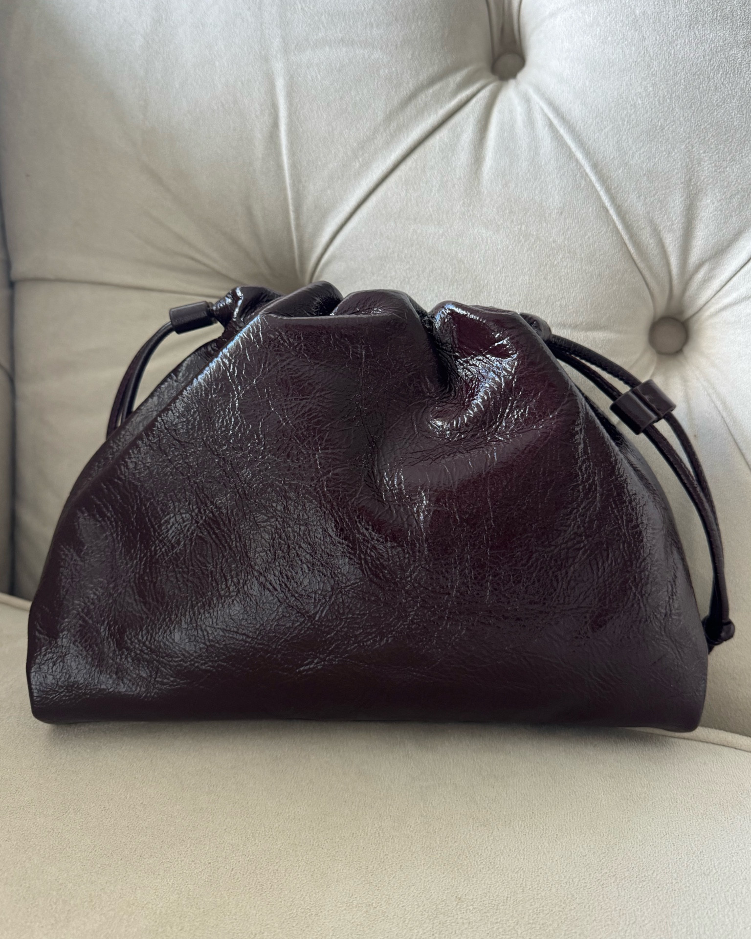 CAVATELLI MINI CLUTCH - SUEDE CAVATELLI ミニクラッチバッグ