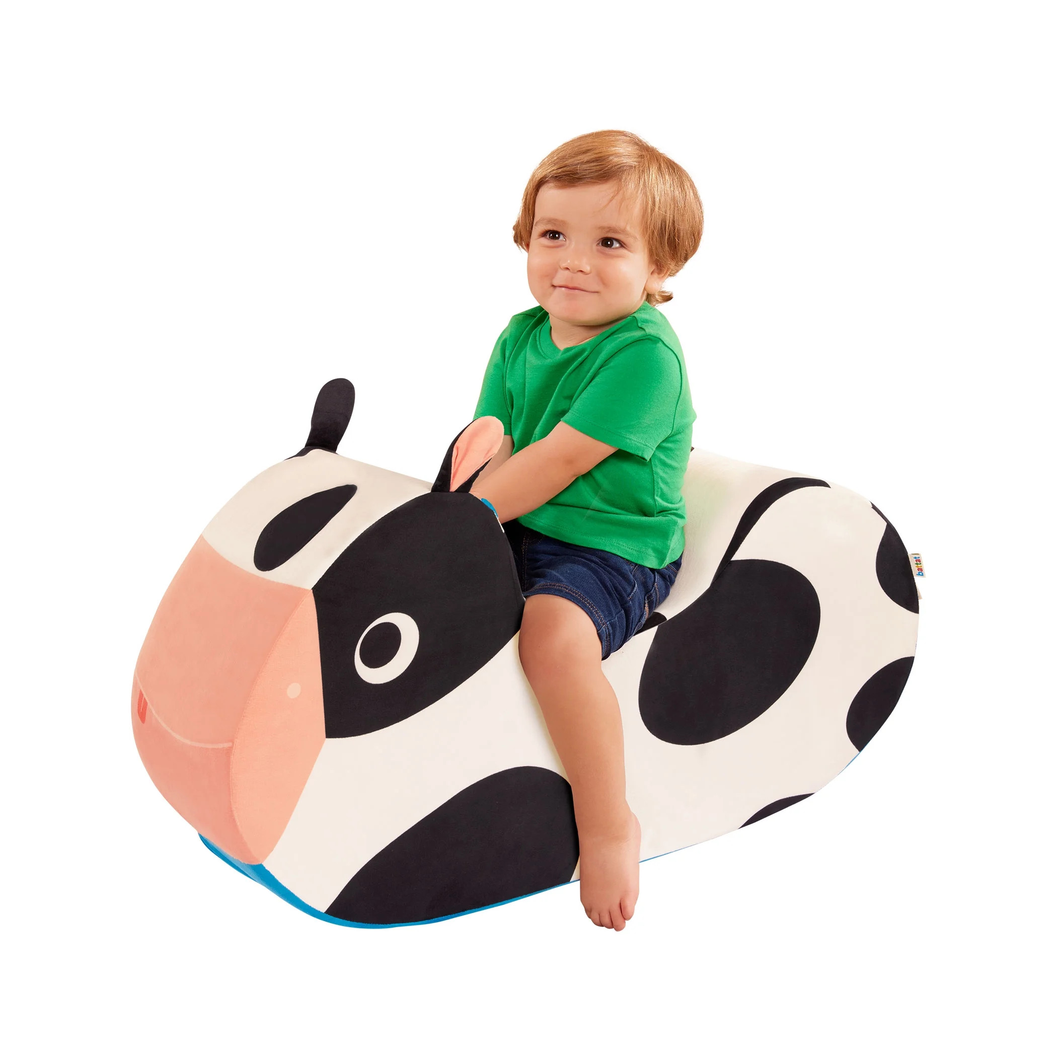 Battat Cozy Cruisers Cow Foam White Ride-On Toy with Washable Cover, Toddler and Preschool Toys | Walmart (US)