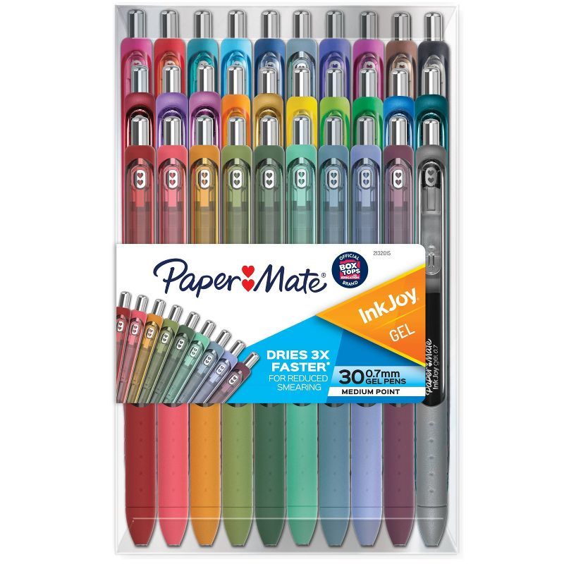 Paper Mate InkJoy Gel 30pk Gel Pens 0.7mm Medium Tip Multicolored | Target