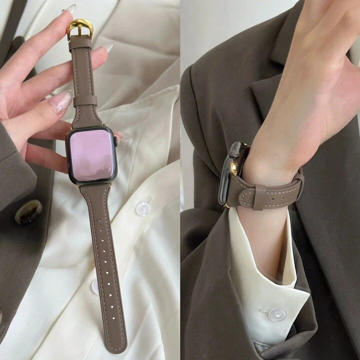 £5.88£5.98-1%Limited Time Price Drop1 Pc Soft Leather Loop Compatible With Apple Watch Band For... | SHEIN