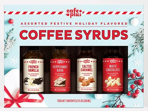 Cafe Plus Four pack Coffee Syrup Sampler Gift Includes Assorted Coffee Syrup Flavors by MSRF, Inc... | Walmart (US)