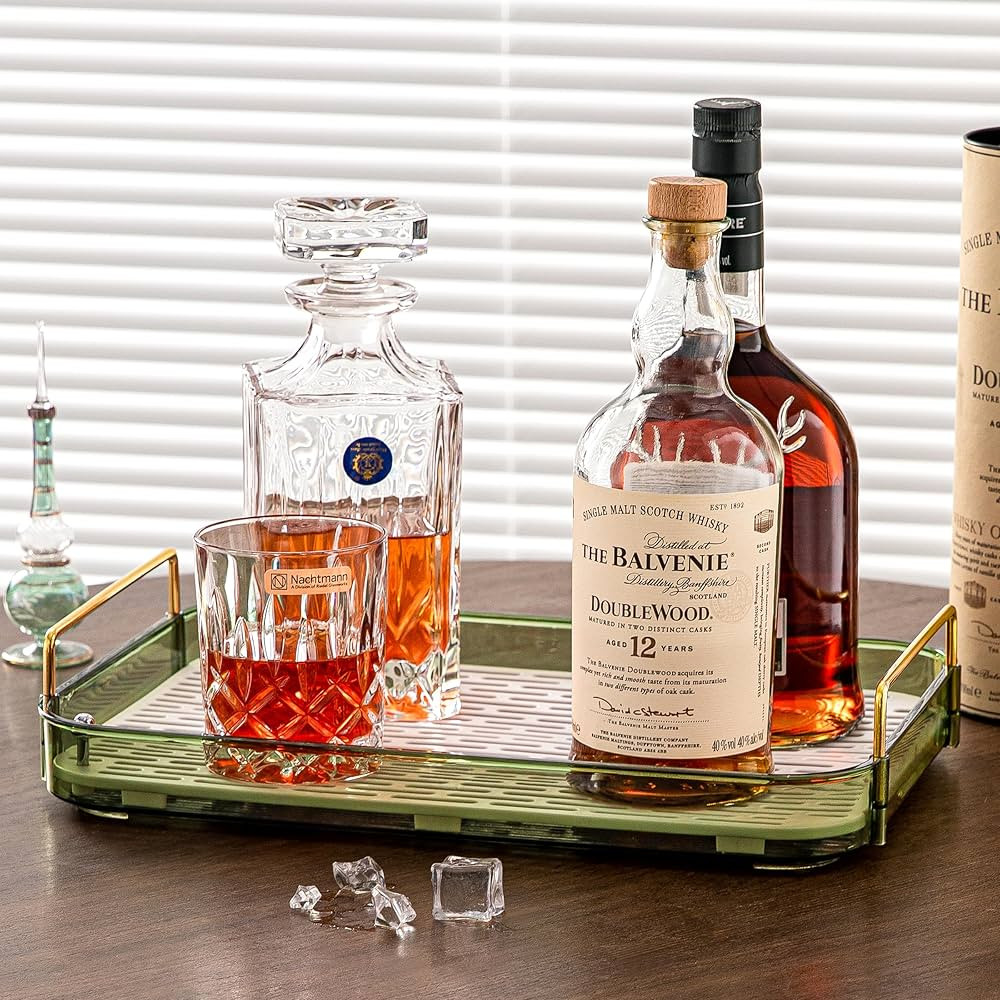 Coffee Bar Accessories,Coffee Station Organizer,Large Capacity Organizer with Drain Board,Whisky ... | Amazon (US)