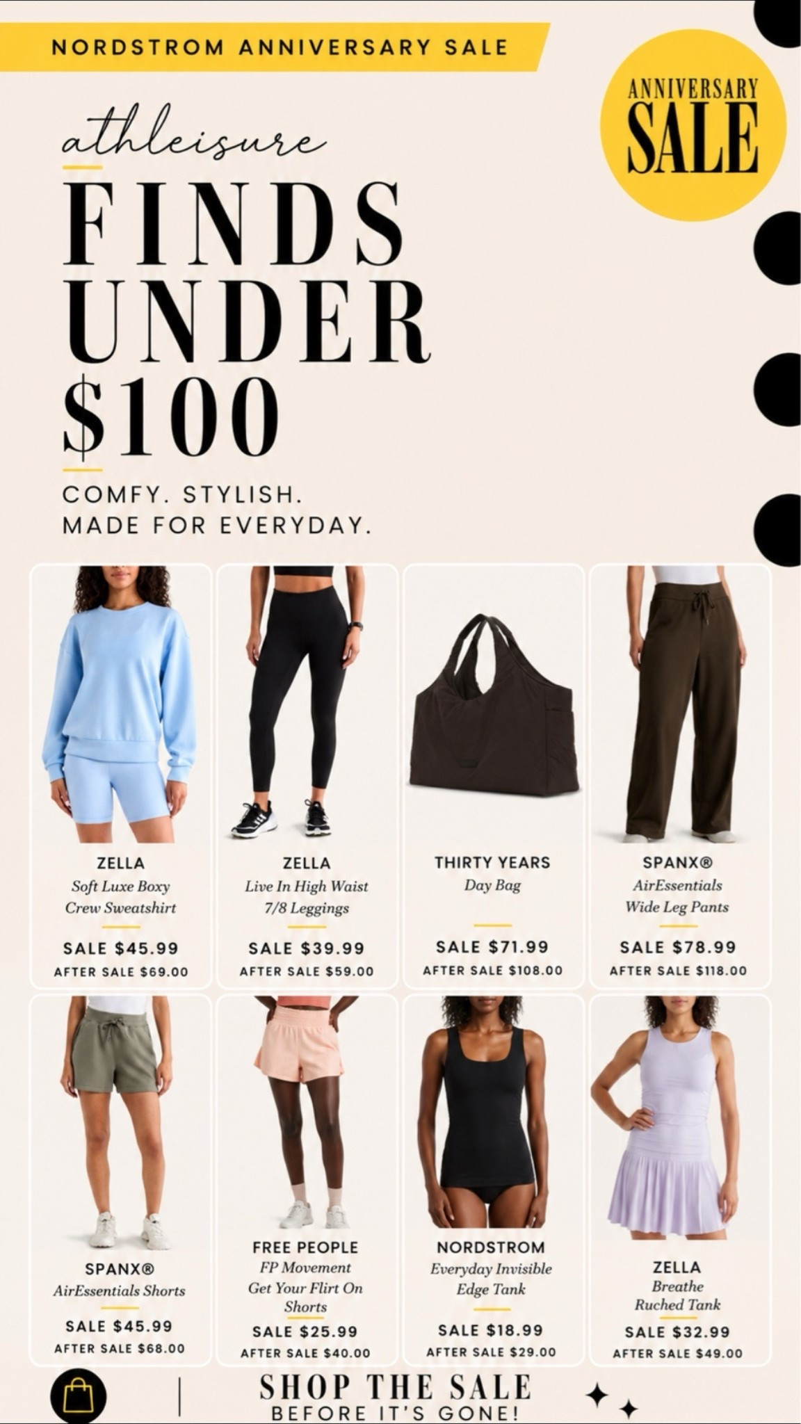 Athleisure finds from the Nordstrom sale under $100!

#LTKfitnessgoals #LTKSaleAlert #LTKActive