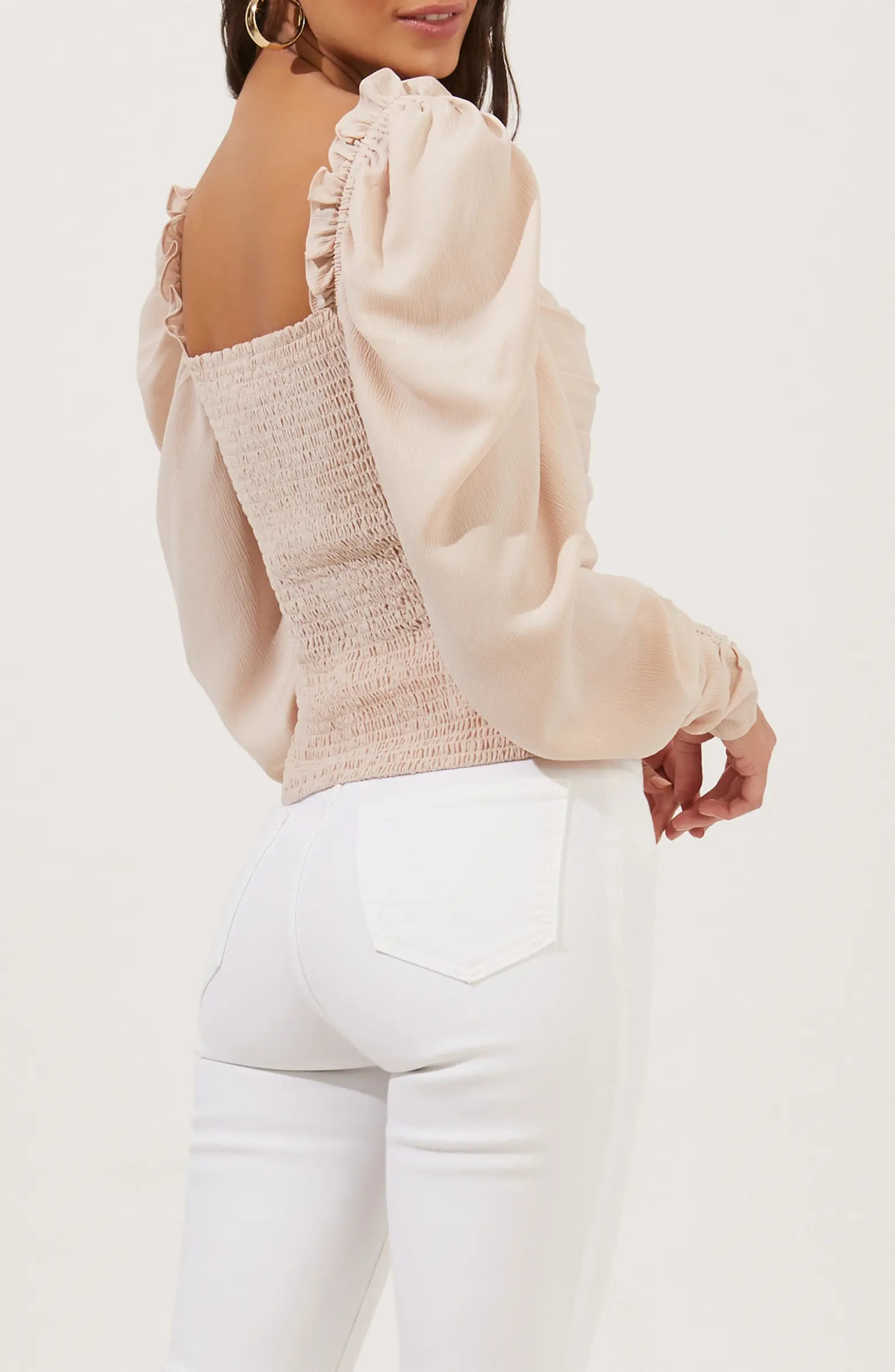 ASTR the Label Square Neck Puff Sleeve Top | Nordstrom | Nordstrom