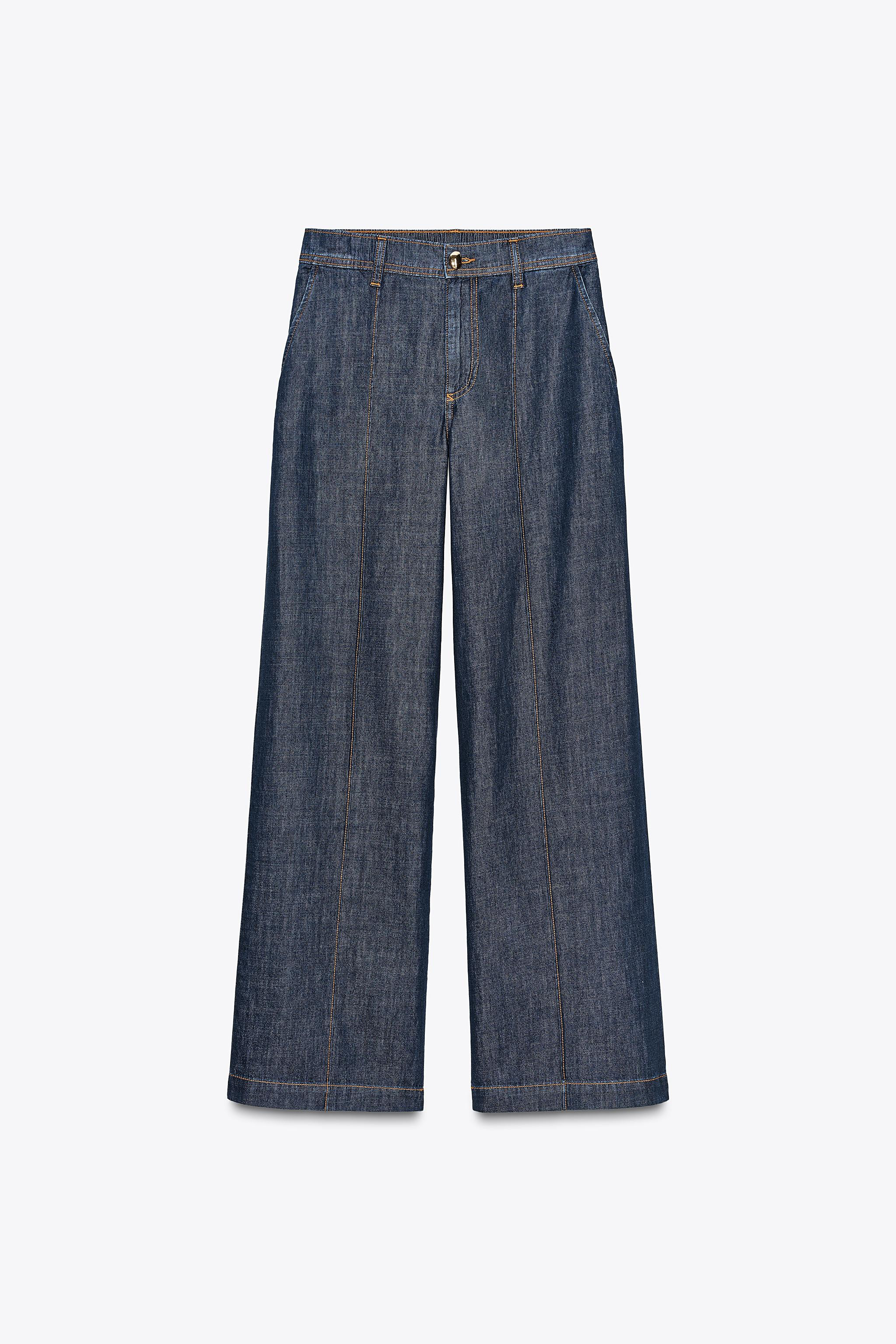 Z1975 WIDE LEG SEAM JEANS | Zara US