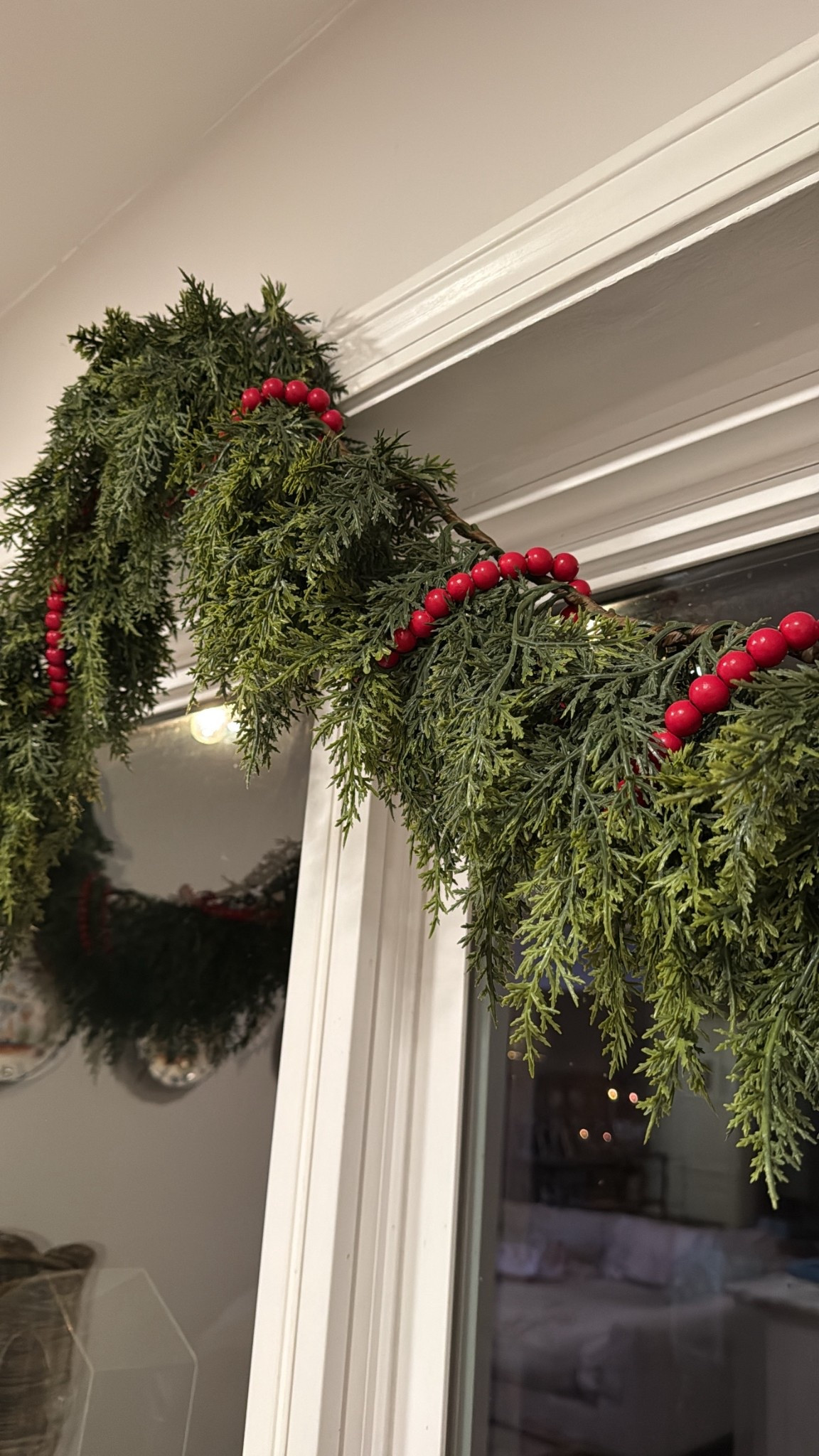 The best faux cedar garland. 9ft. NOT finished but had to share. It’s thick and has good weight to it! Looks very very good! 

#LTKHoliday #LTKStyleTip #LTKSeasonal