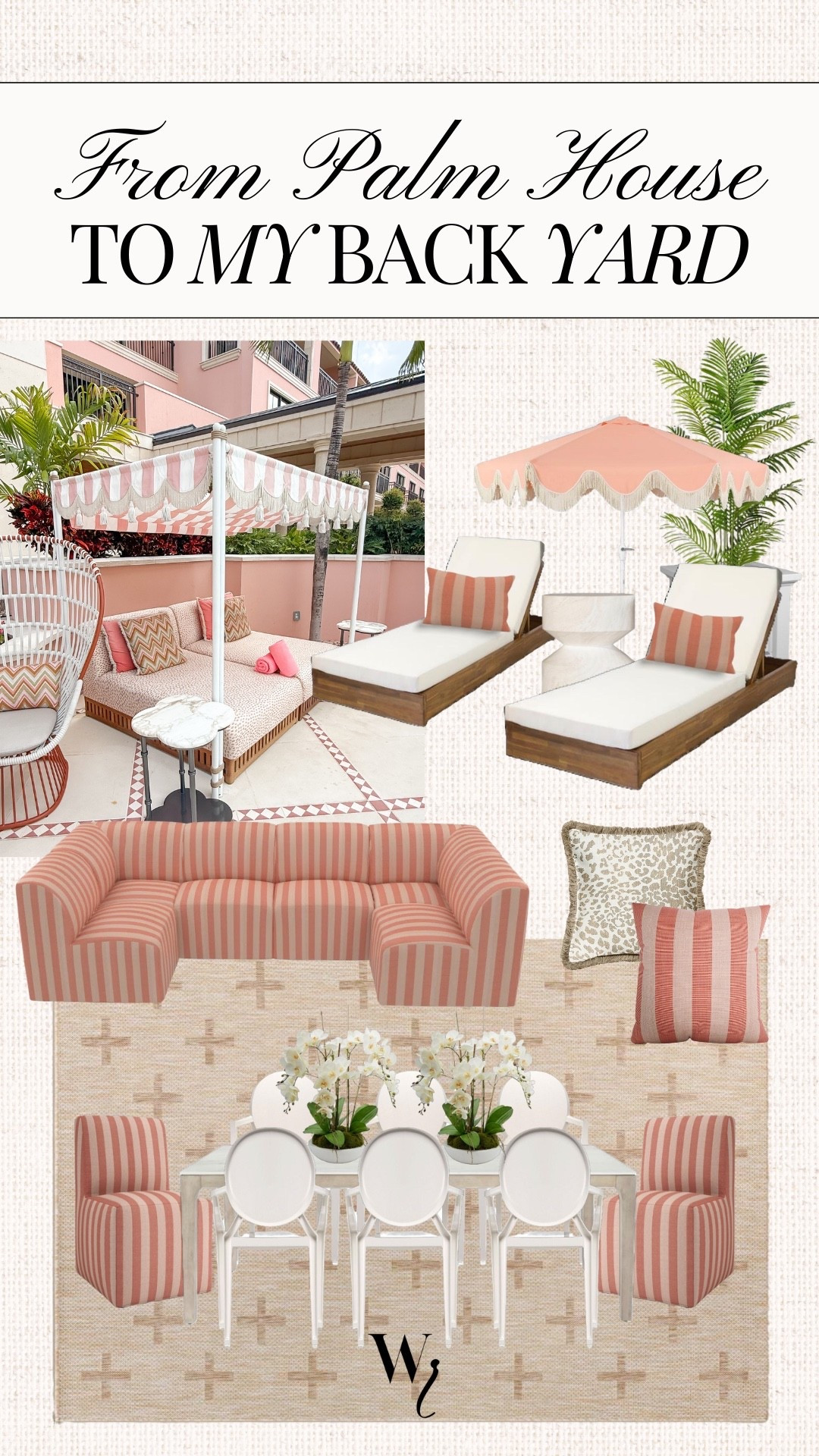 #ad Recreating The Palm House for my backyard. 
@wayfair #WayfairPartner #Wayfair

#LTKSaleAlert #LTKHome #LTKTravel