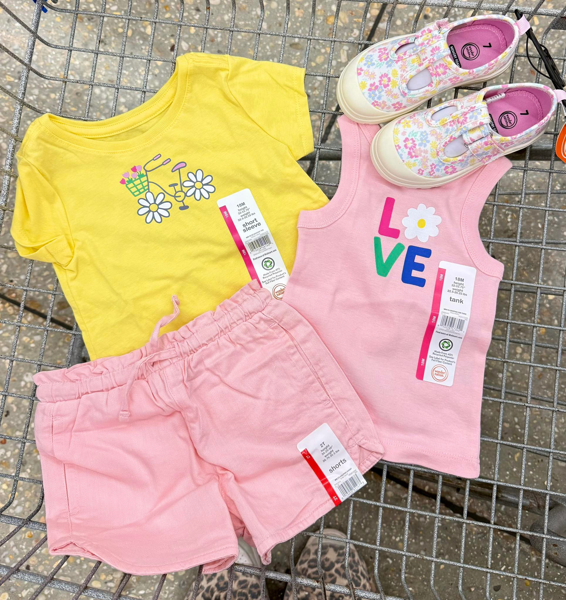 Little girls mix and match tees and shorts for Summer with matching floral sneakers 😍👏 SO cute and affordable! 🌸
-
#walmart #walmartfind #walmartmom #girlfashion #girlstyle #springclothing #kidsfashion #kidstyle #girlmom #toddlergirlfashion #toddlergirlstyle #toddlergirloutfit 

 #LTKootd #LTKBaby #LTKKids
