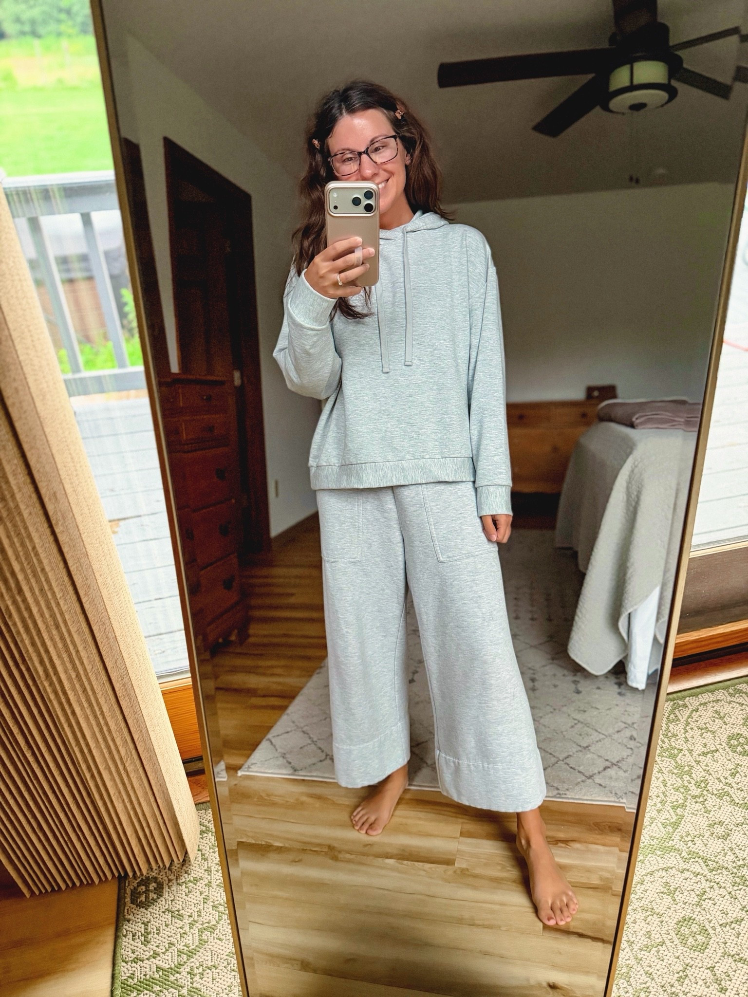 Xs in my sweatshirt and small in my pants! So cozy! I’ve had the pants for years and finally got the matching sweatshirt 🙌🏽

#LTKPetite #LTKgrwm #LTKootd