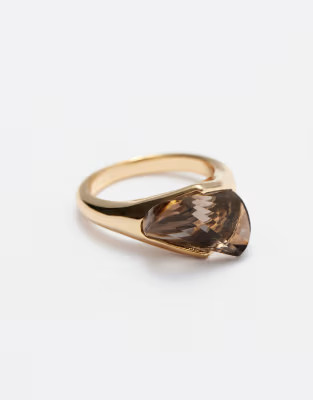 & Other Stories brown gem ring in gold | ASOS | ASOS (Global)