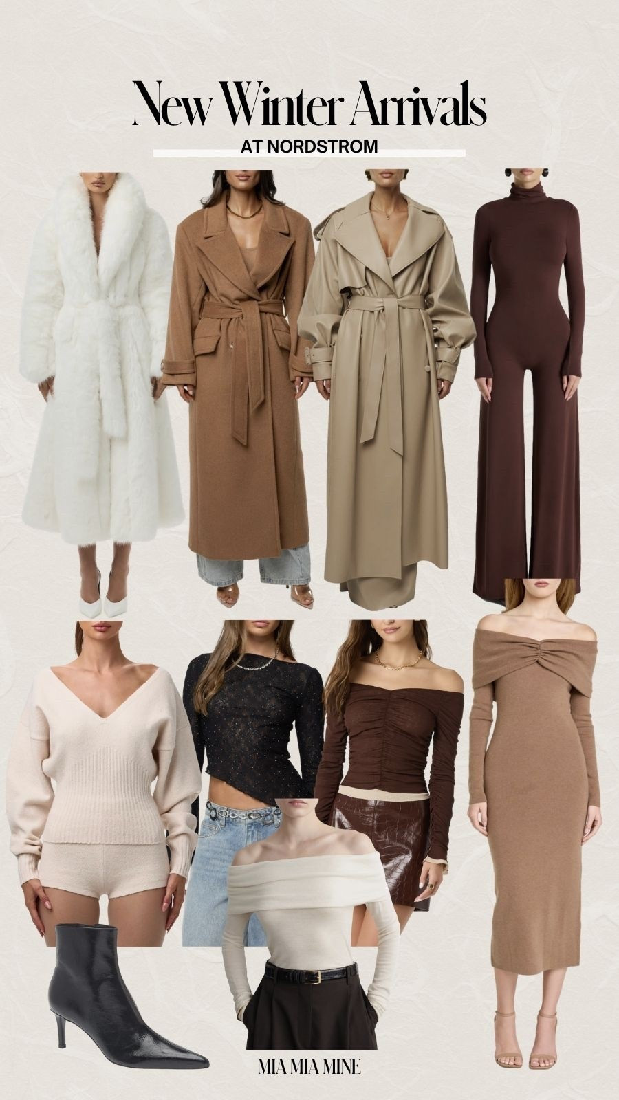 Nordstrom new winter arrivals
Shop winter coats, sweaters, dresses and jumpsuits for the holidays and new year 

#LTKHoliday #LTKSeasonal #LTKFindsUnder100