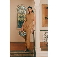 Beja Crochet Dress | Size: S | Color: Natural | Curio