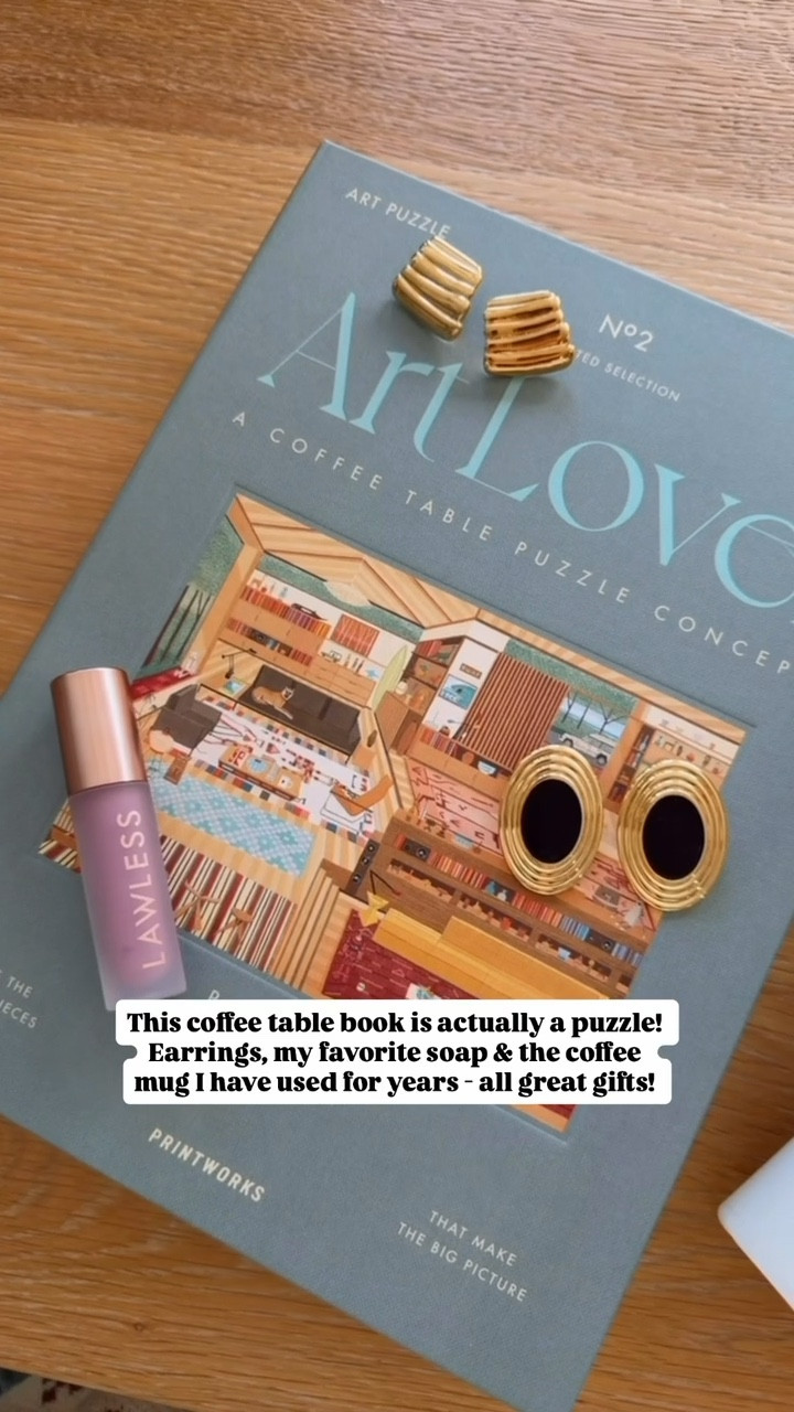 Some great gifts I found on Shopbop! This coffee table book is actually a puzzle! There’s lip gloss, pretty earrings, a mug, and hand soap!

Loverly Grey, gift ideas, friend gift ideas, Shopbop, puzzle, lip gloss, earrings, mug, hand soap, white elephant gifts 


#LTKGiftGuide #LTKHoliday