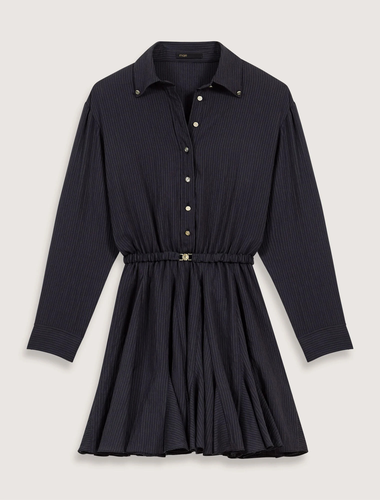 Mini crepe dress Blue for Women | Maje | Maje US