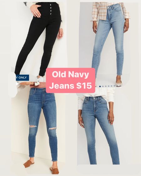 Old navy jeans on sale for $15 #jeans #denim #oldnavy 

#LTKsalealert #LTKunder50 #LTKstyletip