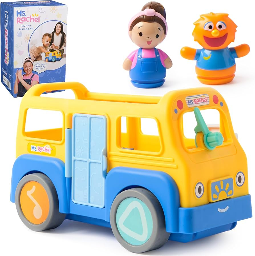 Ms. Rachel Official My First Learning Electronic School Bus with 2 Figures, Music & Sounds, Educa... | Amazon (US)