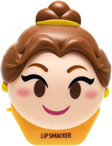 Lip Smacker Disney Beauty And The Beast Belle Emoji Flavored Lip Balm, Belle, Last Rose Petal, Cl... | Amazon (US)