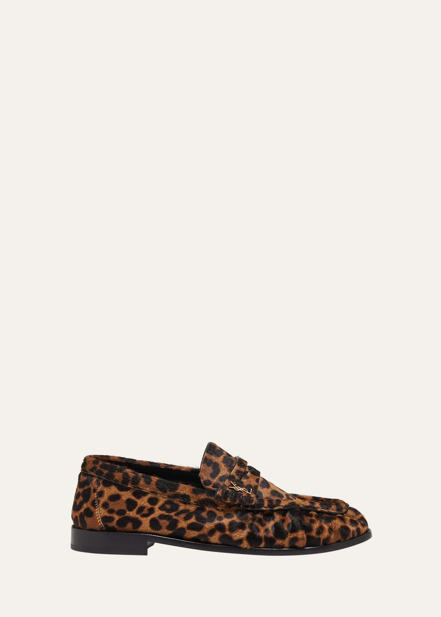 Saint Laurent Le Loafer Leopard Mocassin | Bergdorf Goodman