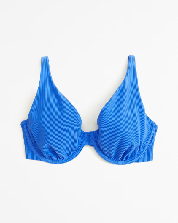 Curve Love High Apex Underwire Bikini Top | Abercrombie & Fitch (US)