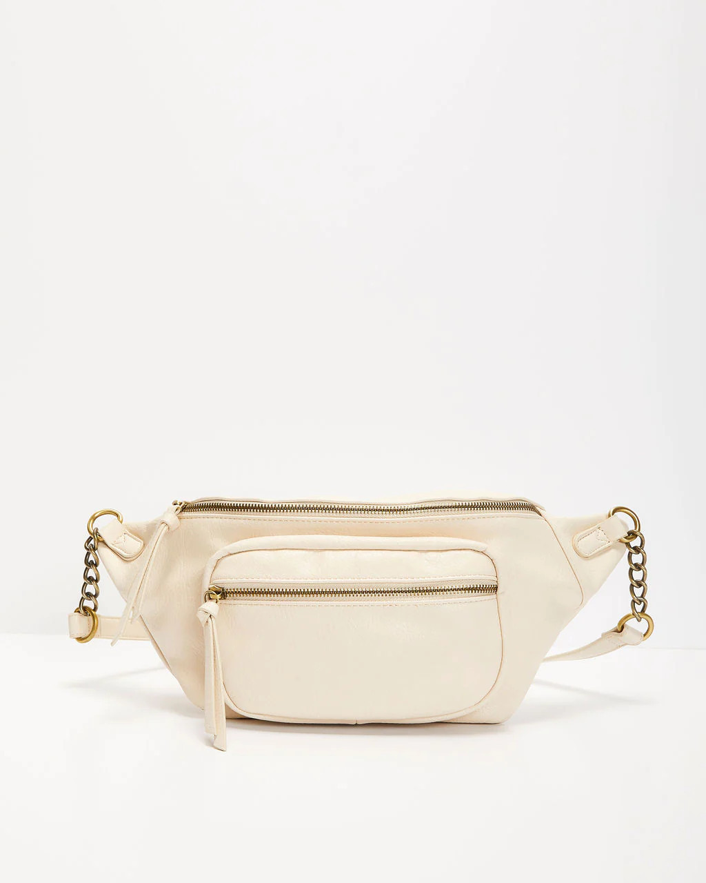 Street Sling Pebbled Belt Bag - Ivory | VICI