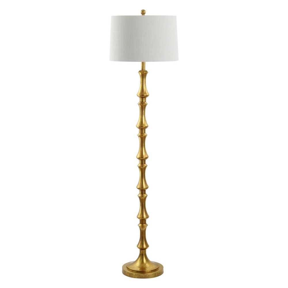 62.5"" Jaxon Metal LED Floor Lamp Gold (Includes Energy Efficient Light Bulb) - JONATHAN Y, Adult Unisex | Target