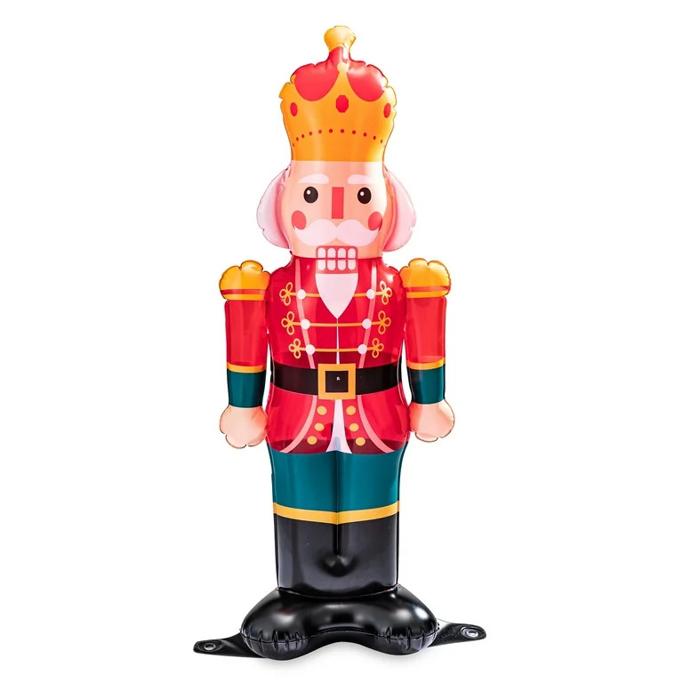 Holiday Time Inflatable Nutcracker King, 3ft Tall - Walmart.com | Walmart (US)
