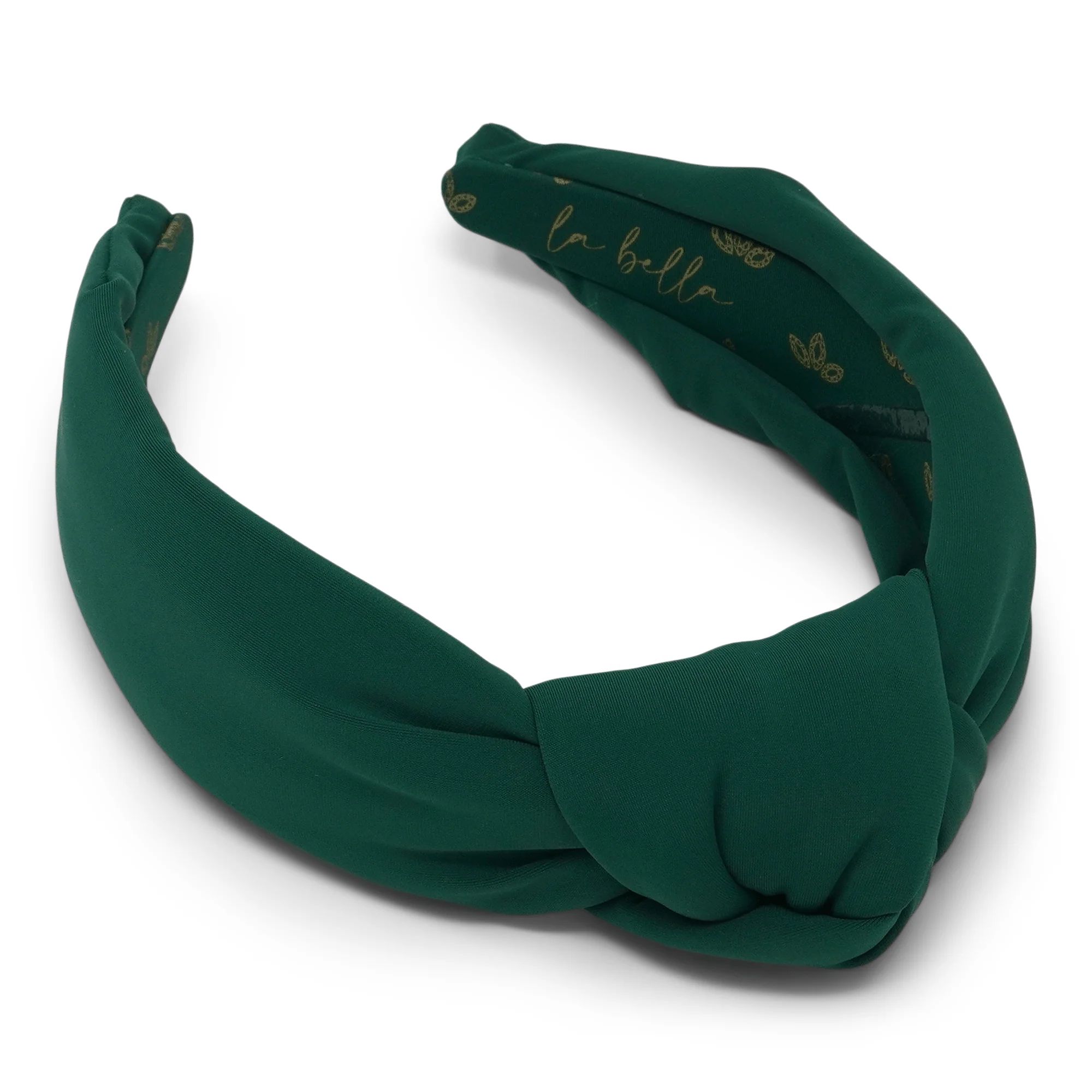 Ivy Green Neoprene Knotted Headband | La Bella Shop
