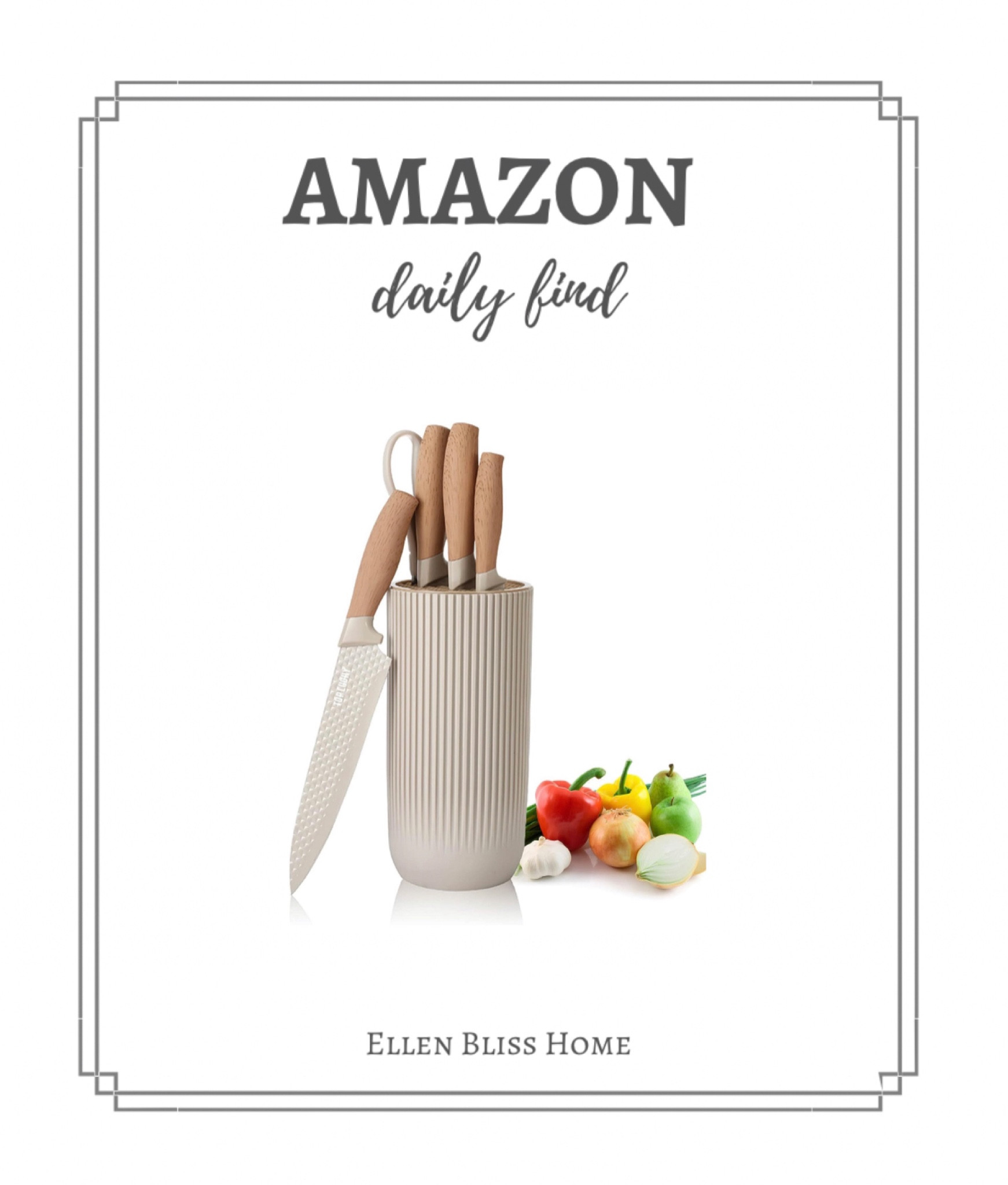 Small set of knives for countertops! 

#LTKhome #LTKsalealert #LTKstyletip