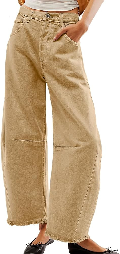 Wide Leg Mid Rise Denim  | Amazon (US)