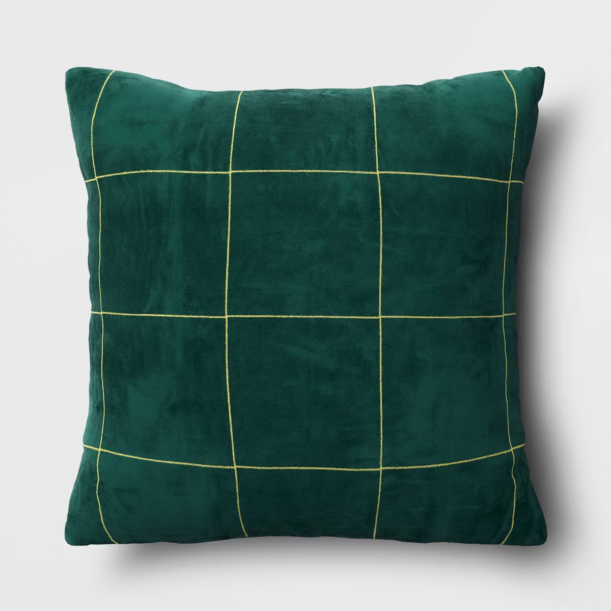 Velvet Windowpane Square Throw Pillow - Threshold™ | Target