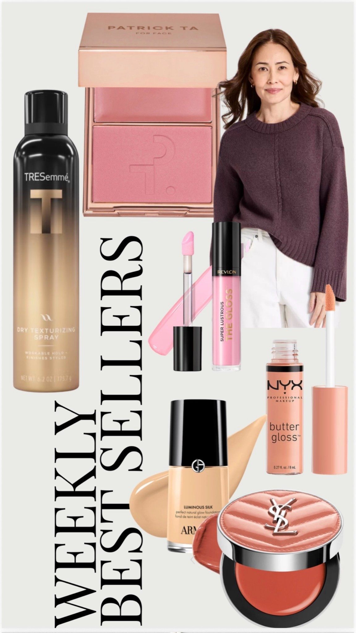 This past week’s BEST SELLERS are in, and I can see why y’all are loving these! 🤎🍂

Two gorgeous blushes that are giving all the perfect fall tones, a hair product that quite frankly deserves a spot on this list EVERY single week (it’s that good!), the prettiest classic fall sweater in a color I’m absolutely loving, and a few tried-and-true lippies that NEVER disappoint! 💄

These are the kinds of finds I love sharing—pieces and products that are beautiful, reliable, and worth every penny! So happy to see some of my personal favorites becoming yours, too!

Shop all of this past week’s best sellers right here! 🛍️🤎