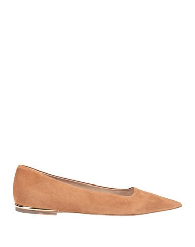 Furla Furla Code Ballerina Woman Ballet flats Camel Size 10.5 Soft Leather | YOOX (US)